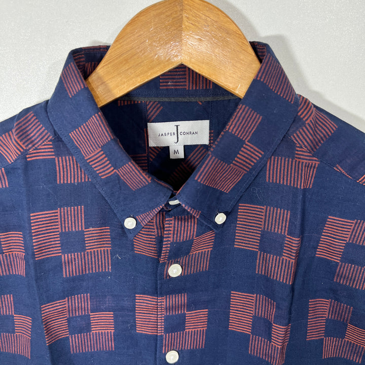 JASPER CONRAN BUTTON DOWN HALF SLEEVES SHIRT