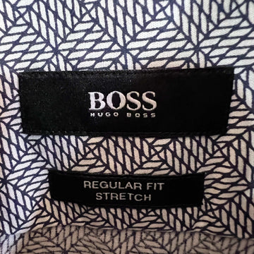 HUGO BOSS REGULAR FIT COTTON CASUAL SHIRT WITH STRETCH - JS BROTHERS 