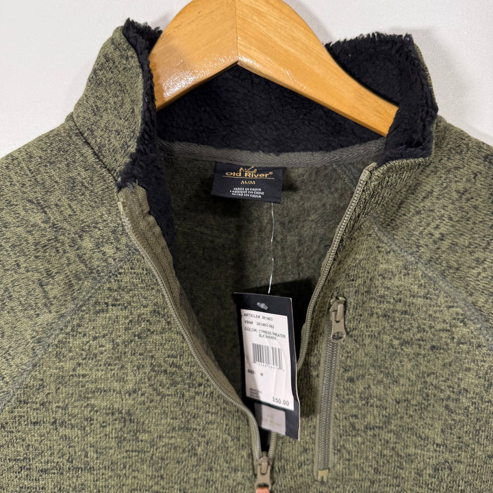 OLD RIVER HALF ZIP FLEECE PULLOVER BRAND NEW