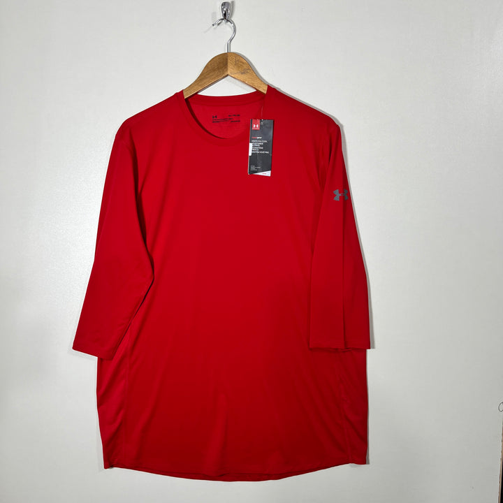 UNDER ARMOUR HEATGEAR QUARTER SLEEVES SPORT TSHIRT BRAND NEW