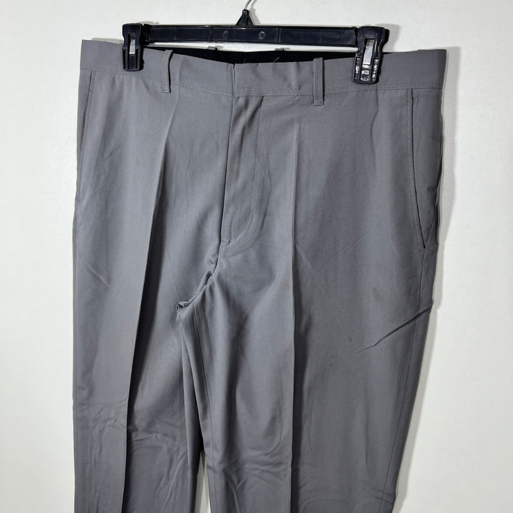 ALAN FLUSSER STRAIGHT FIT DRESS PANT WITH STRETCH GREY COLOUR