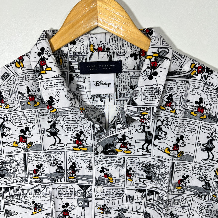 DISNEP SAFARI COLLAR HALF SLEEVES HAWAI SHIRT
