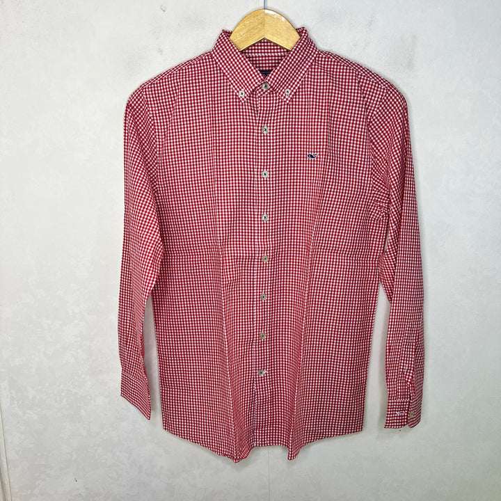 VINEYARD VINES BUTTON DOWN CHECKERED CASUAL COTTON SHIRT