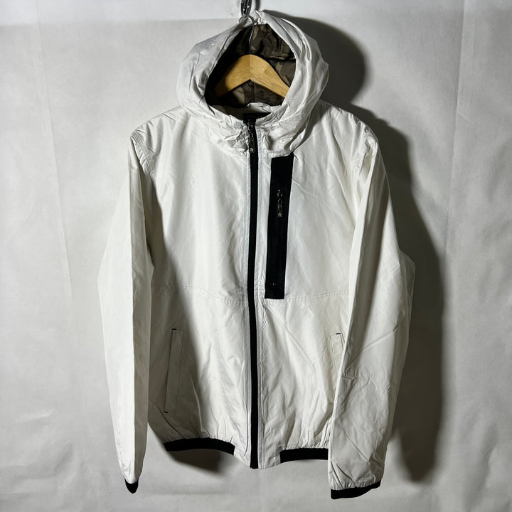 TWISTED WINDBREAKER JACKET WITH HOOD