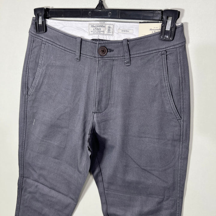ABERCROMBIE & FITCH SLIM FIT COTTON CHINO PANT BRAND NEW WITH STRETCH