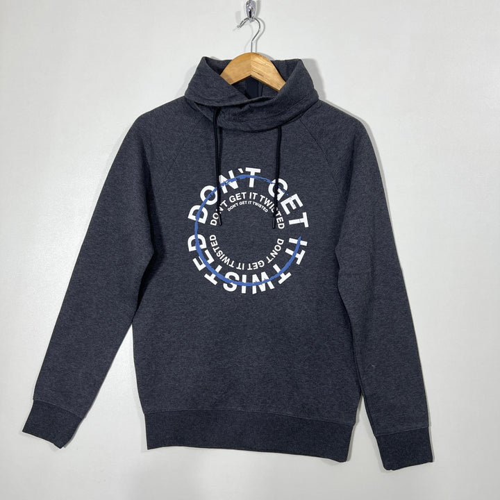 H&M HIGH NECK COLLAR SWEATSHIRT INNER FLEECE