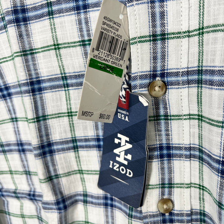 IZOD BUTTON DOWN COTTON SHIRT BRAND NEW