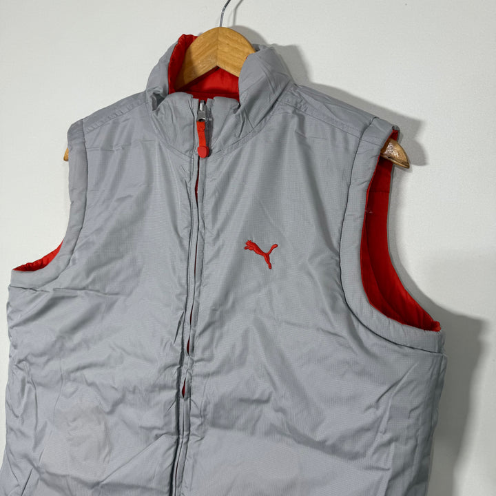 PUMA SLEEVES LESS REVERSIBLE PUFFER JACKET BRAND NEW
