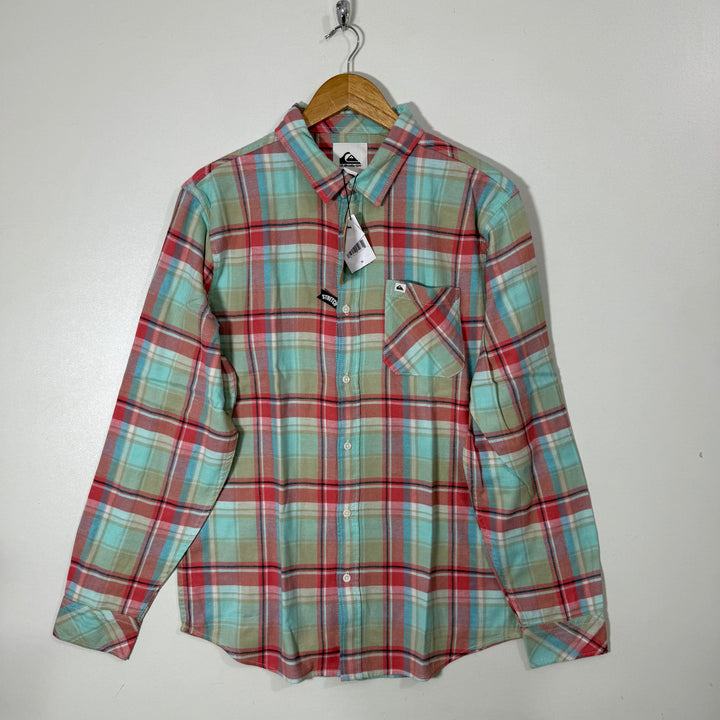 QUICK SILVER FLANNEL COTTON SHIRT BRAND NEW WITH STRETCH