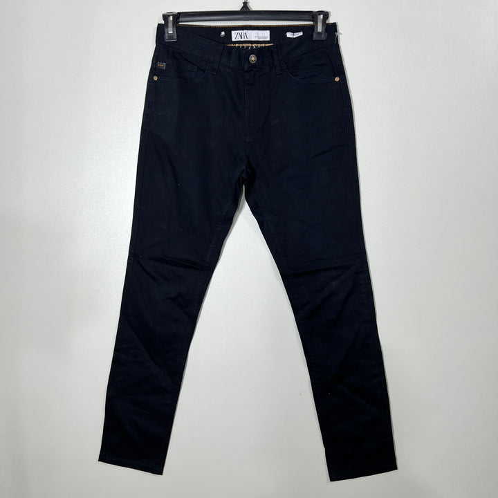 ZARA SKINNY FIT COTTON CHINO PANT WITH STRETCH