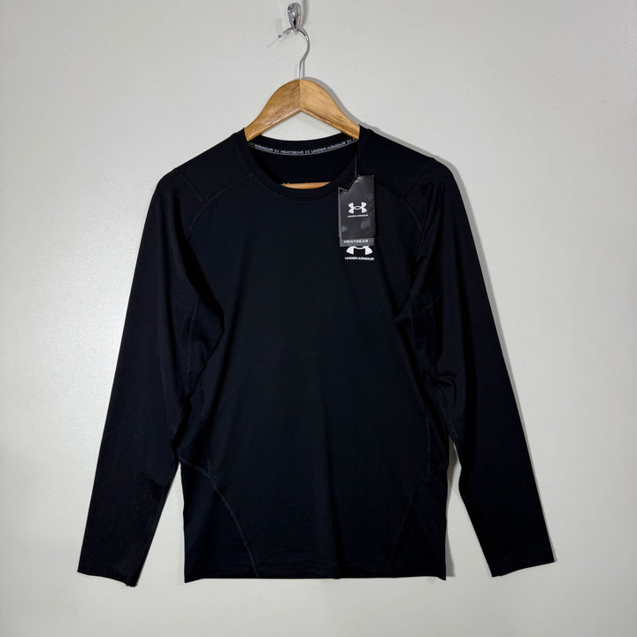 UNDER ARMOUR HEATGEAR LONG SLEEVES SPORT COMPRESSION TSHIRT BRAND NEW BLACK COLOUR