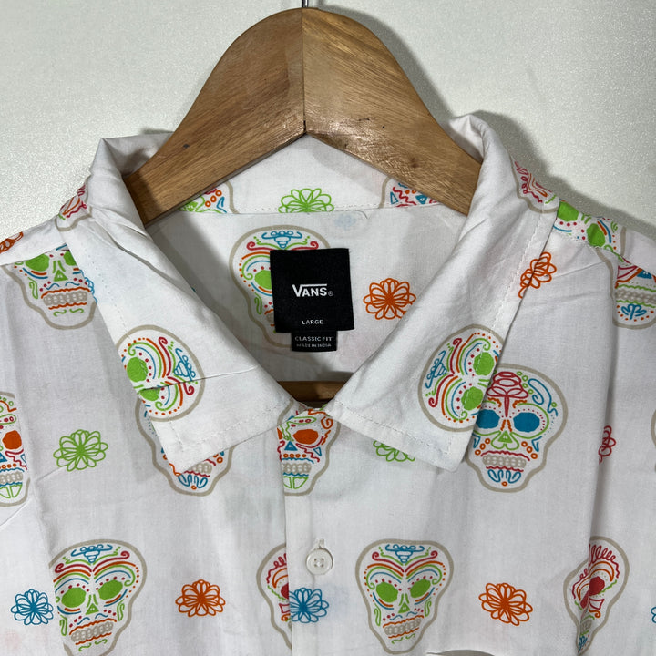 VANS SAFARI COLLAR HALF SLEEVES HAWAI SHIRT