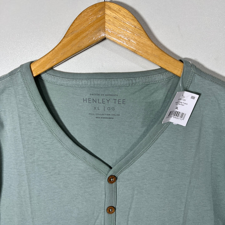 COTTON PN HENLEY COTTON TSHIRT BRAND NEW