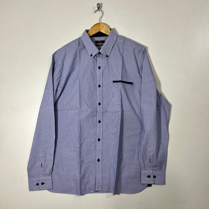 SKILL COLLECTION BUTTON DOWN CASUAL COTTON SHIRT