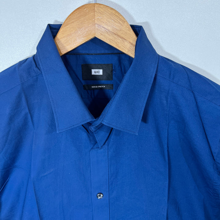 WE SLIM FIT COTTON SHIRT WITH STRETCH