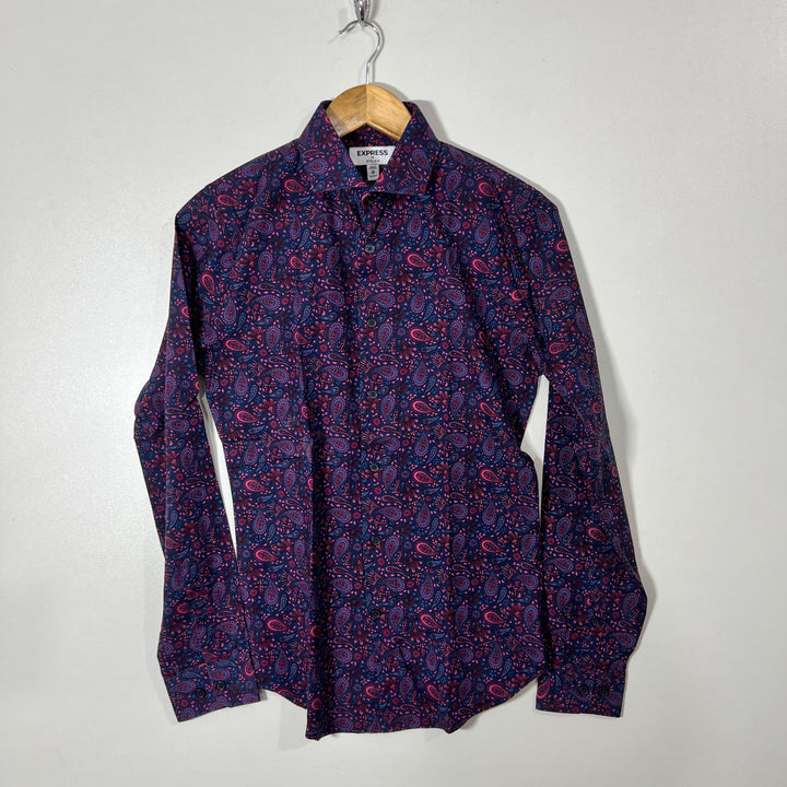 EXPRESS EXTRA SLIM FIT CASUAL COTTON SHIRT