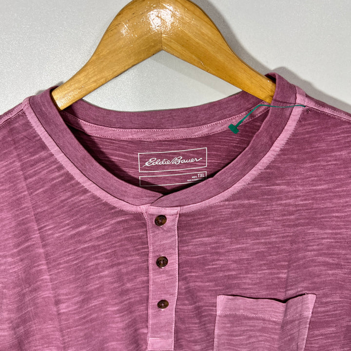 EDDIE BAUER HEN LEY COLLAR COTTON TSHIRT