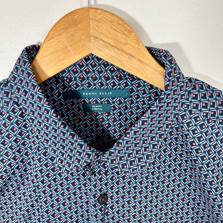 PERRY ELLIS HALF SLEEVES SHIRT