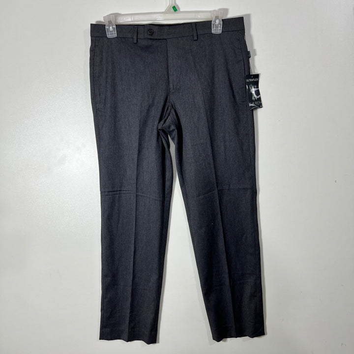 RALPH LAUREN POLO ULTRA FLEX STRAIGHT FIT TEXTURED DRESS PANT BRAND NEW WITH STRETCH GREY COLOUR