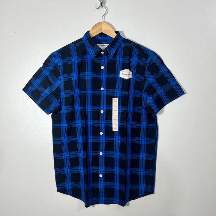 URBAN PIPELINE HALF SLEEVES CHECKERED SHIRT