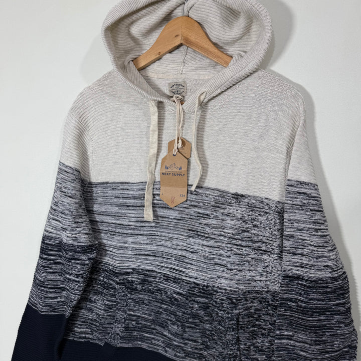 NEXT SUPPLY KNITWEAR COTTON SWEATER BRAND NEW WITH HOOD