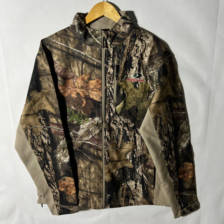 MOSSY OAK HUNTING PRINT SOFT SHELL JACKET INNER FLEECE