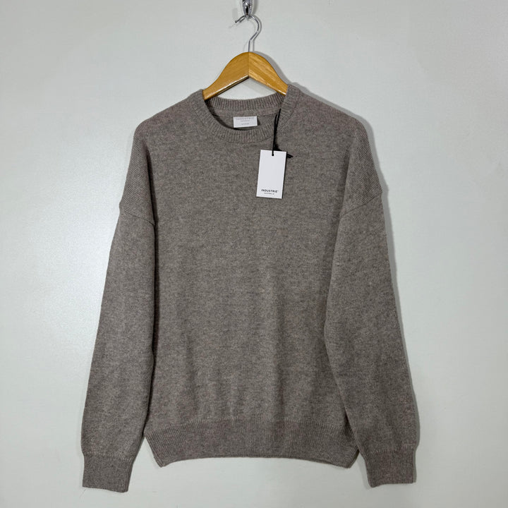 INDUSTRIE DROOPED SHOULDER KNIT ACRYLIC WOOL SWEATER BRAND NEW