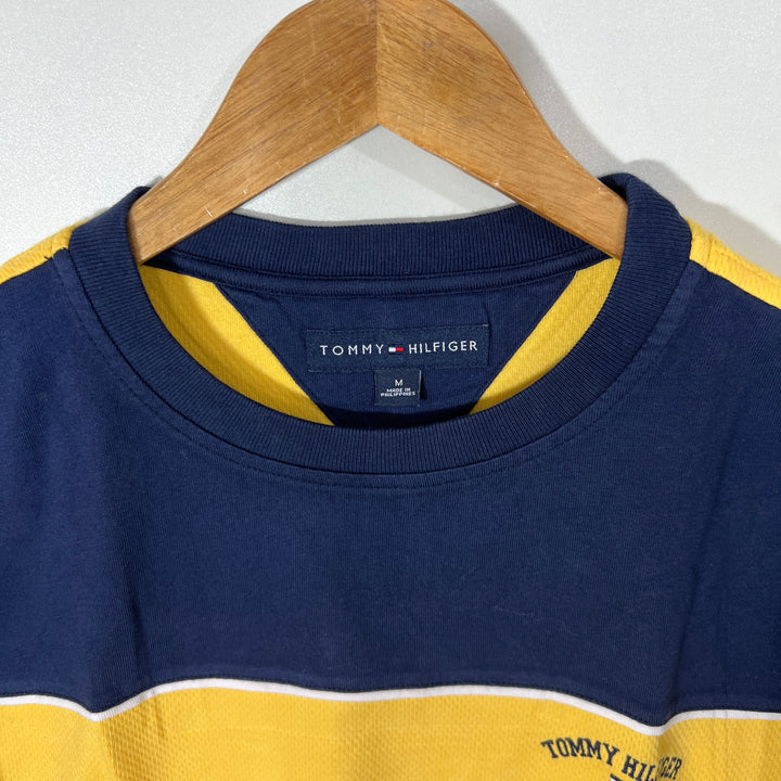 TOMMY HILFIGER OVERSIZED KNITWEAR WITH COTTON TSHIRT