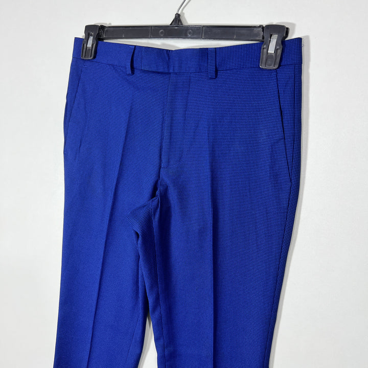 TOPMAN SLIM FIT CHECKERED DRESS PANT WITHOUT STRETCH