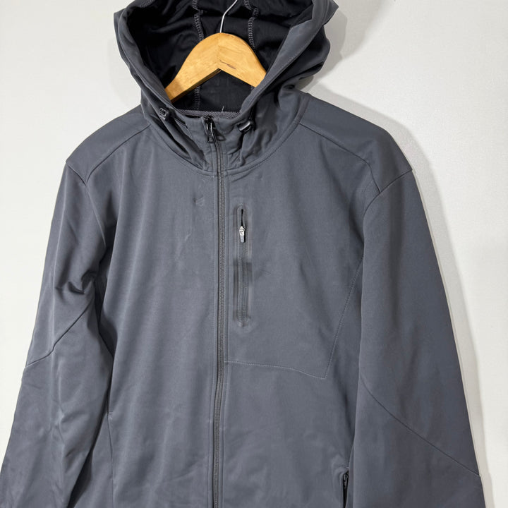 MONDETTA OUTDOOR PROJECT SOFT SHELL WINDBREAKER JACKET WITH HOOD