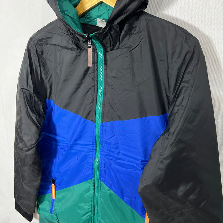 CHAMPION REVERSIBLE PUFFER JACKET WITH HOOD