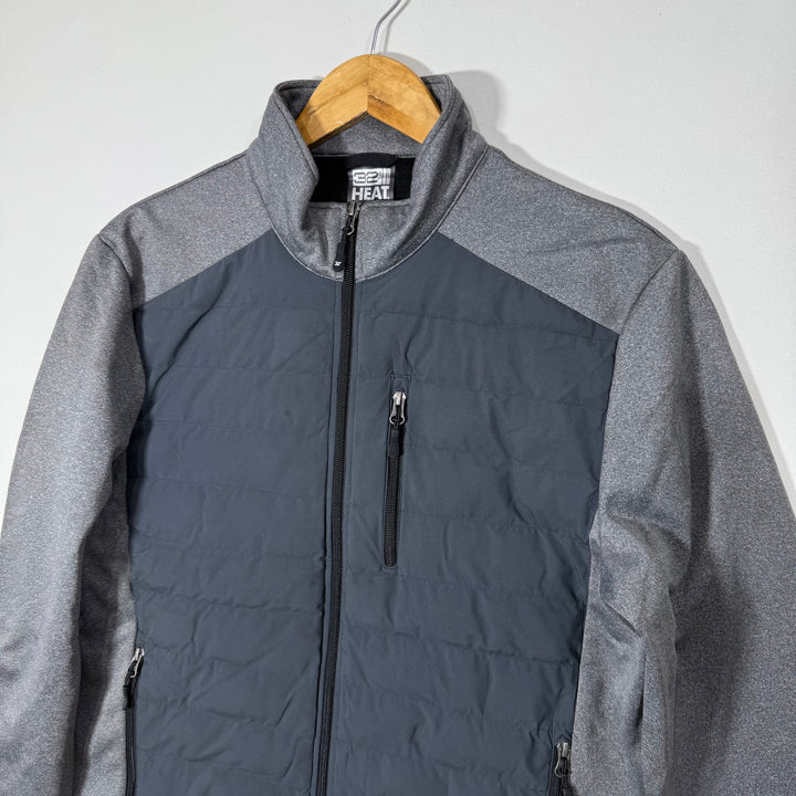 32HEAT PUFFER JACKET GREY COLOUR