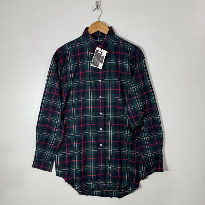 RALPH LAUREN POLO BUTTON DOWN FLANNEL COTTON CASUAL COTTON SHIRT BRAND NEW