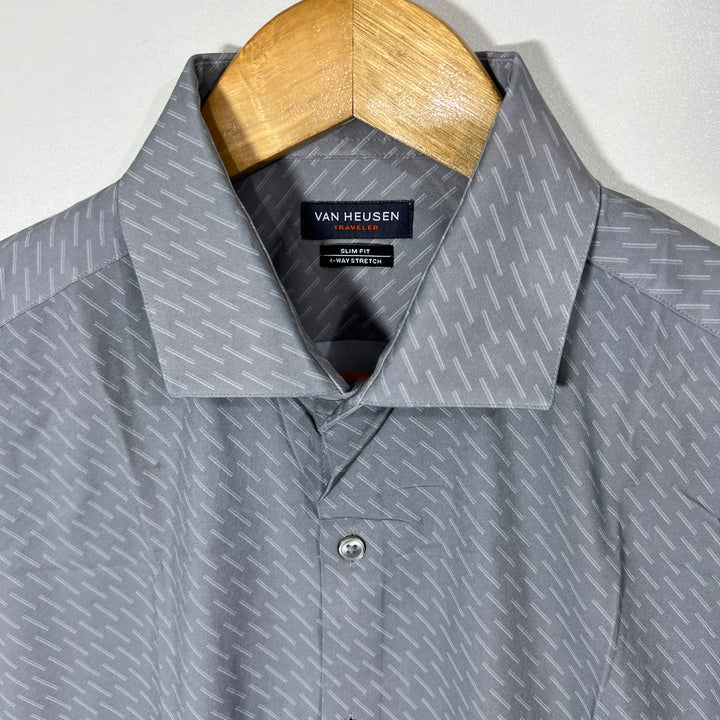 VAN HEUSEN TRAVELER SLIM FIT PERFORMANCE SHIRT 4 WAY STRETCH