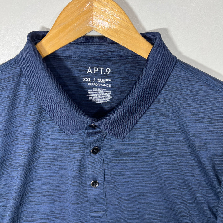 APT.9 PREMIER FLEX PERFORMANCE SPORT POLO TSHIRT