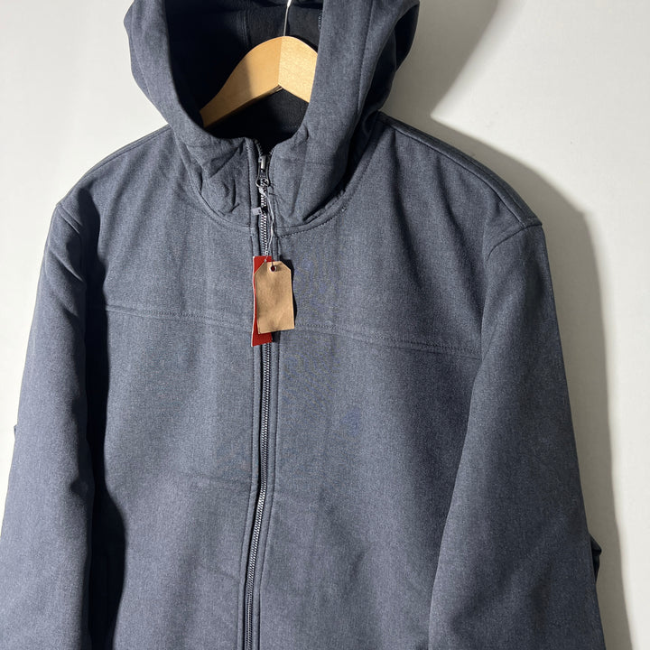 JOE FRESH ACTIVE SOFT SHELL WINDBREAKER JACKET INNER FLEECE WITH HOOD