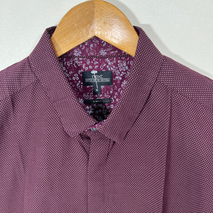 NEXT SLIM FIT TEXTUR SHIRT