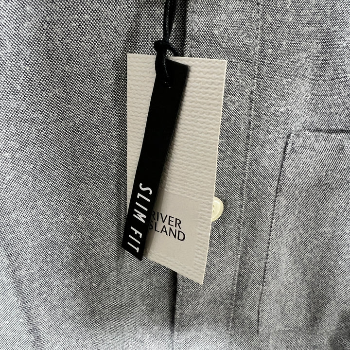 RIVER ISLAND BUTTON DOWN HALF SLEEVES SHIRT BRAND NEW