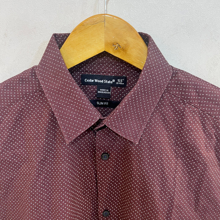 CEDAR WOOD STATE SLIM FIT CASUAL COTTON SHIRT