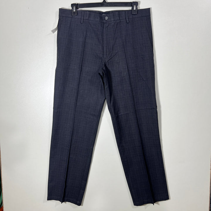DOCKERS SIGNATUR KHAKI STRAIGHT FIT CHECKERED COTTON CHINO PANT WITHOUT STRETCH