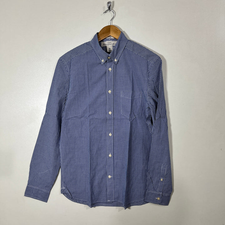 H&M REGULAR FIT BUTTON DOWN CHECKERED SHIRT