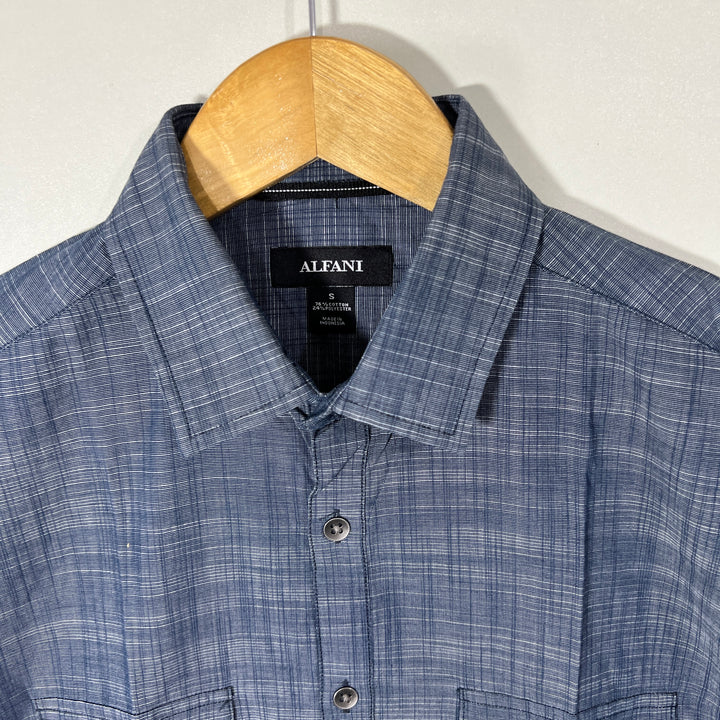 ALFANI DOUBLE POCKETS CASUAL COTTON SHIRT