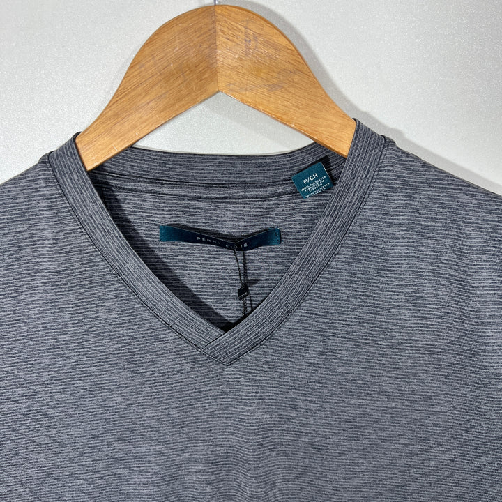 PERRY ELLIS V NECK SPORT TSHIRT