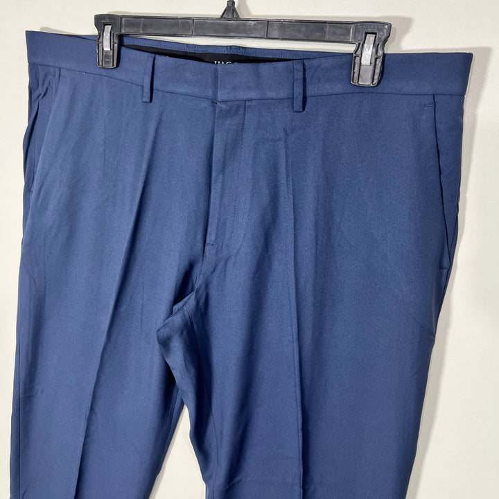 HAGGAR ACTIVE SERIES PERFORMANCE PANT WITH STRETCH BLUE COLOUR