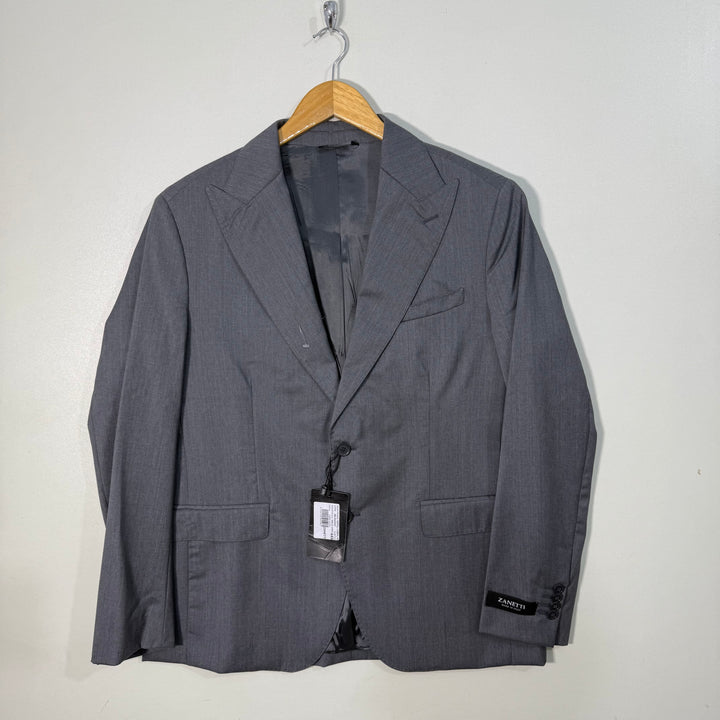 ZANETTI MADE IN ITALY WOOL BLAZER BRAND NEW GREY COLOUR