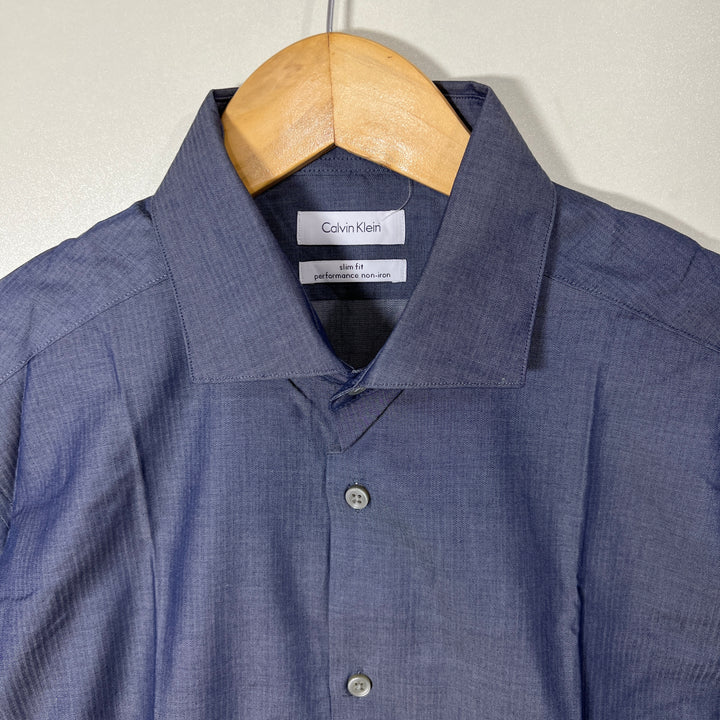 CALVIN KLEIN SLIM FIT PERFORMANCE NON IRON FORMAL SHIRT BRAND NEW