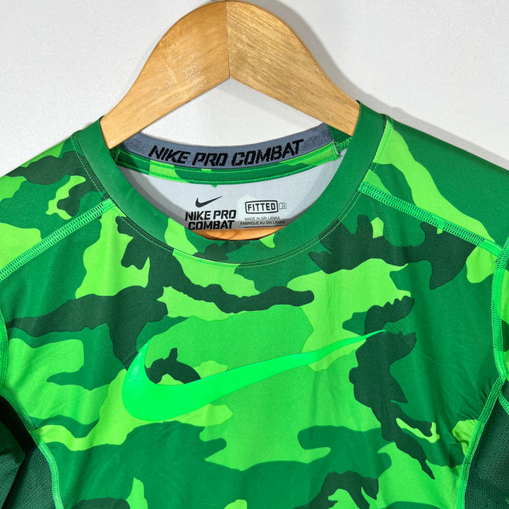 NIKE DRI FIT CAMOUFLAGE SPORT COMPRESSION TSHIRT