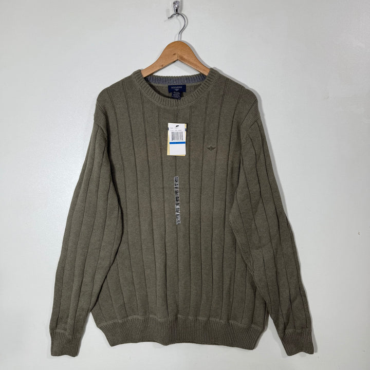 DOCKERS KNITWEAR COTTON SWEATER BRAND NEW GREEN COLOUR