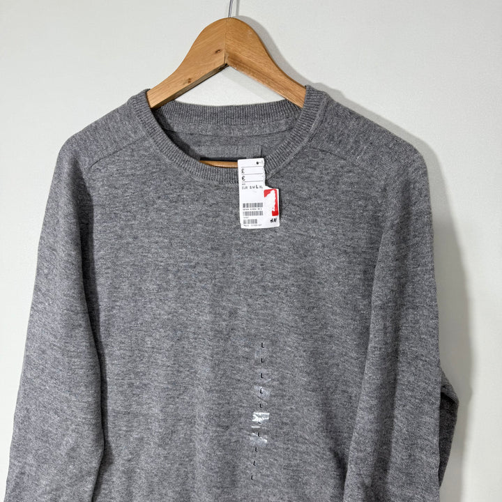 H&M COTTON SWEATER BRAND NEW GREY COLOUR