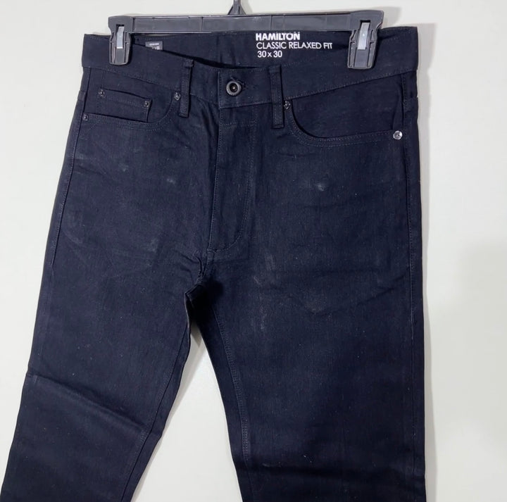 HAMILTON CLASSIC RELAXED FIT DENIM PANT WITH STRETCH